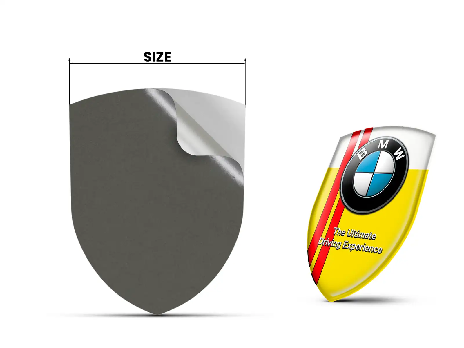 BMW Stoßsticker Druck Sportlich Luxus Professionell